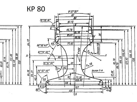 Крановые рельсы КР-70, КР-80, КР-100, КР-120, КР-140 - купить по низкой цене