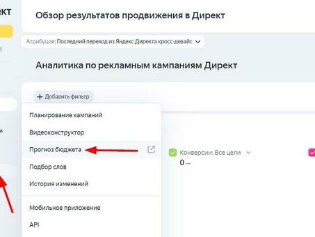 Ставки и фразы в Яндекс.Директ