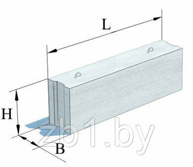 Фундаментный блок ФБС9.3.6-Т: цена, характеристики, отзывы | Магазин "СтройМат"