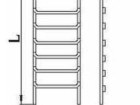 Купить лестницу водосточную ВЛ-2 из нержавеющей стали длиной 11,4 метра | Магазин Стиль