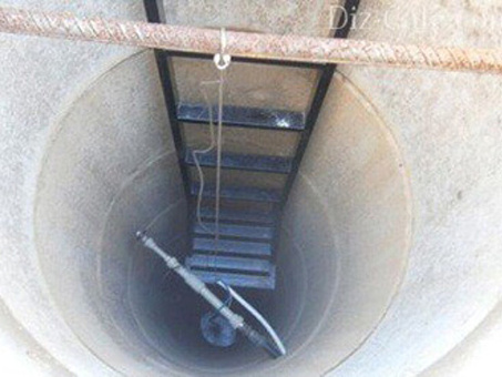 Лестница водопроводная / водосточная ВЛ-2 из нержавеющей стали 1,2 м
