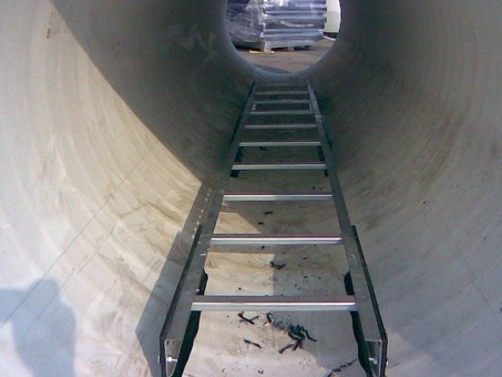 Лестница водопроводная / водосточная ВЛ-2 из нержавеющей стали 12 метров купить в Москве | Цена, отзывы, характеристики
