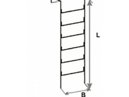 Лестница водопроводная / водосточная Л2, длиной 3,4 метра - купить по лучшей цене | [Название компании]