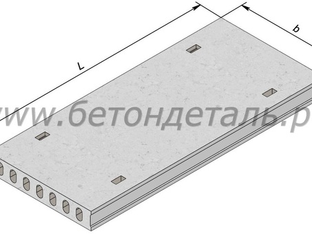 Плита перекрытия пустотная ПБ 31.15-12,5 - купить по выгодной цене | Наименование магазина