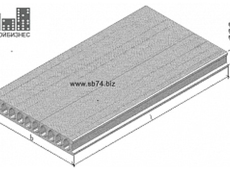 Плита перекрытия пустотная ПБ 53.10-3 - купить в интернет-магазине | Название магазина