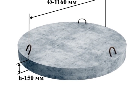 Плита днища колодца ПН10-1 - купить в интернет-магазине
