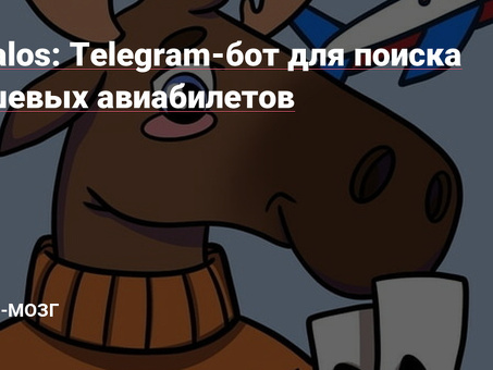 Поиск авиабилетов с помощью Telegram Bot