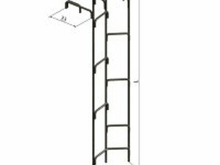 Купить лестницу канализационную КЛ-1 длиной 1,2 метра
