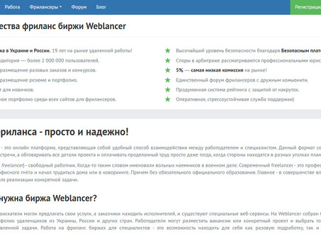 Лучшая платформа фриланса для начинающих - найдите подходящего партнера