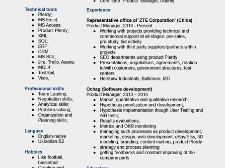 Профессиональные услуги по составлению резюме менеджера проекта | Повышение эффективности поиска работы