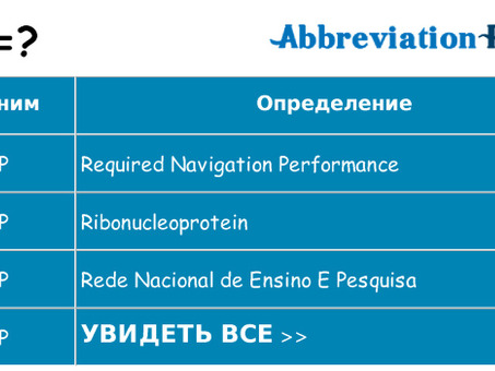 RNP Tables |The Ultimate Resource for Radio Navigation Professionals