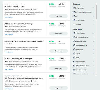 Зарабатывайте деньги с помощью сайтов с заданиями