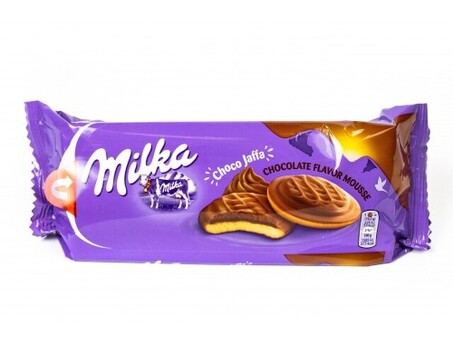 Купите шоколад с печеньем Milka – нежный вкус гарантирован.