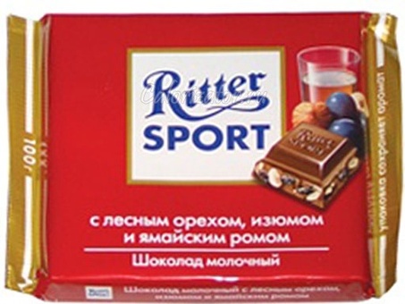 Купить немецкий шоколад Ritter Sport в интернет-магазине