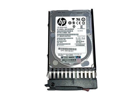 625609-B21 Жесткий диск HP 1 ТБ, 3G, 7,2 тыс. об/мин, SATA, 2,5 дюйма, MDL