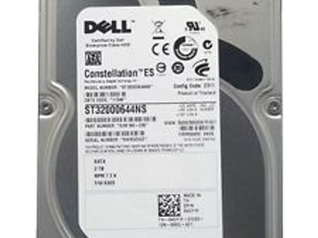 VGY1F Жесткий диск Dell 2 ТБ, 7,2 тыс. SATA, 3,5 дюйма