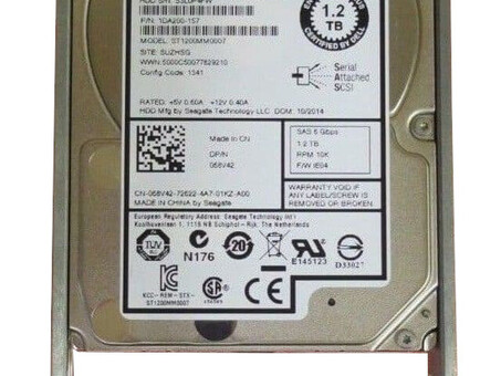 Жесткий диск Dell Equallogic 68V42, 1,2 ТБ, 10 КБ, 6 ГБ, SFF SAS ENT