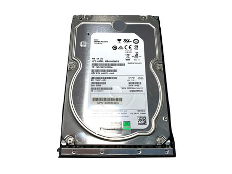 833928-B21 Жесткий диск HPE 4 ТБ, 12 Гбит/с, 7,2 КБ, 3,5 дюйма, LP DS SAS