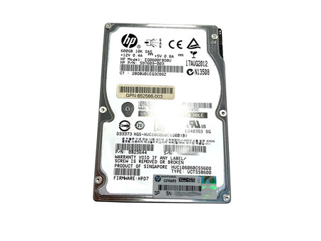 590698-B21 Жесткий диск HP 600 ГБ SAS 6G 10K SFF DP NHP
