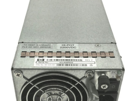481320-001 Блок питания HP 595 Вт для MSA 2000