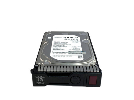 793764-001 Жесткий диск HPE 6 ТБ, 12 ГБ, SAS, 7,2 КБ, 3,5 дюйма, 512E SC