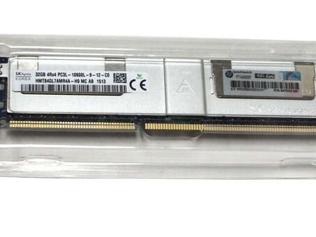 647903-B21 Четырехранговая память HP DDR3 объемом 32 ГБ PC3L-10600L