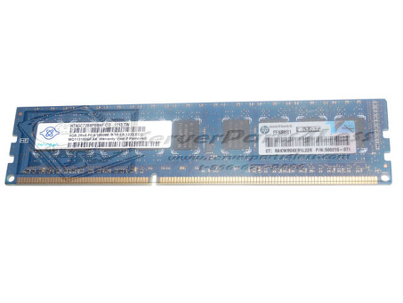 501541-001 Память HP 4 ГБ X8 PC3-10600E-9 DDR3-1333 МГц