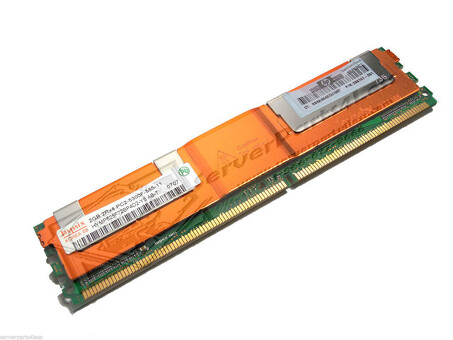 397411-B21 Комплект памяти HP DDR2-5300 объемом 2 ГБ (2X1 ГБ), поколение 5