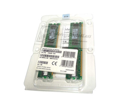 376639-B21 Память HP DDR PC3200 2 ГБ (2X1 ГБ) SDRAM