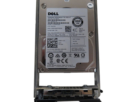 Жесткий диск DELL 400-AJRO, 300 ГБ, 15 тыс. SAS, 12 Гбит/с, 2,5 дюйма