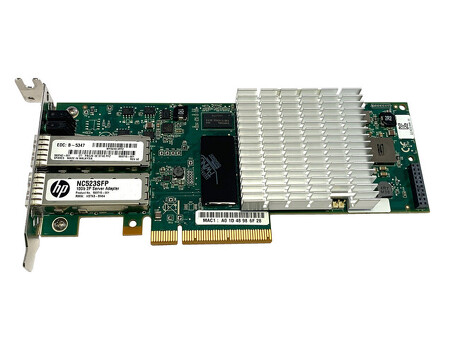 QLE3242-HP Серверный адаптер HP/QLOGIC NC523SFP, 10 ГБ, 2PT