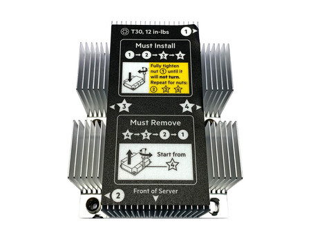 875070-001 Стандартный радиатор HPE DL380 G10
