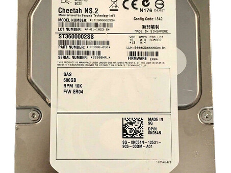 ST3600002SS Жесткий диск SeaGate 600 ГБ 10K 3,5 дюйма SAS