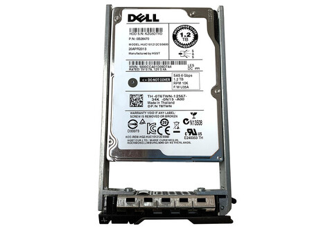 Жесткий диск Dell T6TWN 1,2 ТБ, 10 000, 2,5 дюйма, SAS 6G