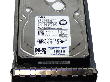 7KXJR Жесткий диск Dell 1 ТБ, 7,2 КБ, 6 ГБ, 3,5 дюйма, SAS