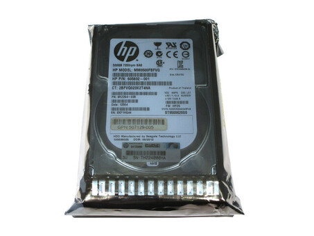 653953-001 Жесткий диск HPE 500 ГБ 6G 7,2K SAS 2,5 дюйма MDL