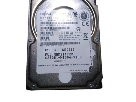 MBD2147RC Жесткий диск Fujitsu/Dell 146 ГБ 10K SAS 2.5