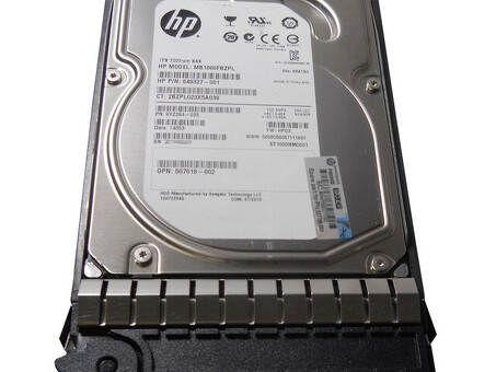 649327-001 Жесткий диск HPE 1 ТБ 6G SAS MDL 7.2K 3,5 дюйма