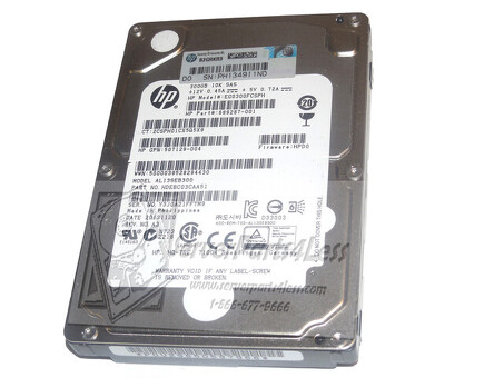 652566-001 Жесткий диск HP 300 ГБ 10K 6G 2,5 дюйма SC SAS DP