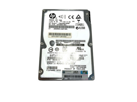597609-001 Двухпортовый жесткий диск HP SAS 300 ГБ 10K 6G SFF