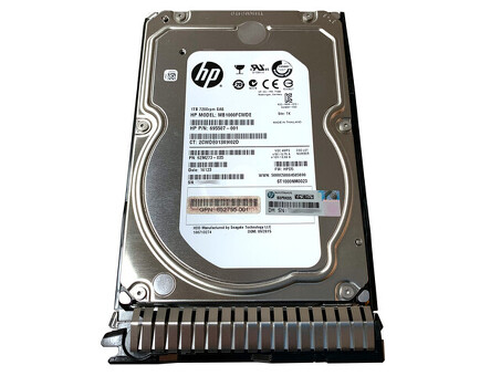 653947-001 Жесткий диск HP 1 ТБ 6G 7,2K SAS 3,5 дюйма SC