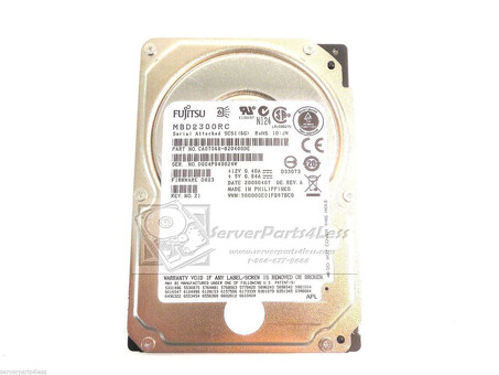 MBD2300RC Жесткий диск Fujitsu 300 ГБ, 10 КБ, 2,5 дюйма, SFF SAS