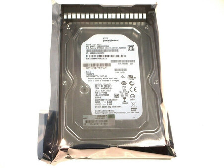 658083-001 Жесткий диск HPE 500 ГБ, 6G SATA, 7,2 тыс. об/мин, G8, 3,5 дюйма