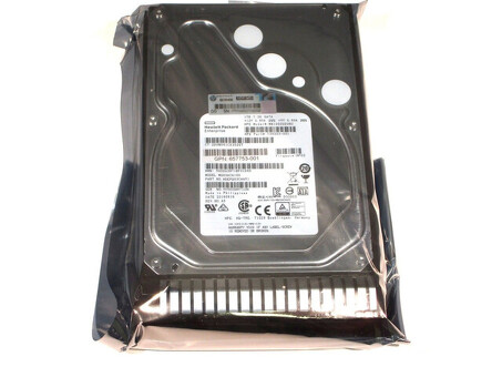 858594-B21 Жесткий диск HPE 1 ТБ, 6 ГБ, 7,2 КБ, 3,5 дюйма SC MDL SATA