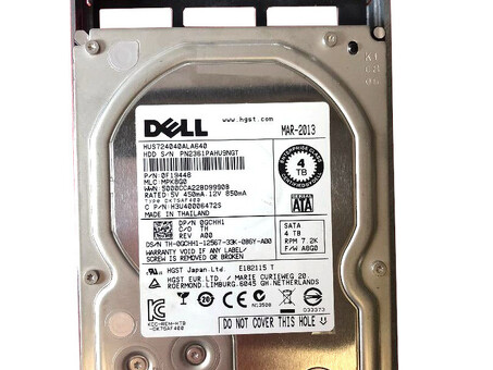 GCHH1 Жесткий диск Dell 4 ТБ 6G 7,2 КБ 3,5 дюйма SATA