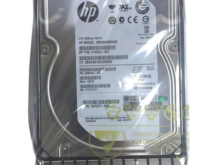 657736-001 Жесткий диск HP 3 ТБ SATA 7,2 КБ 3,5 дюйма 3G MDL