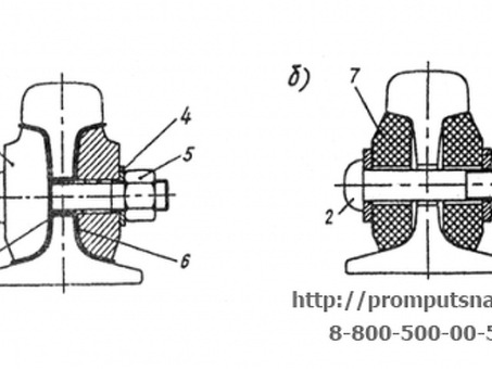 Железнодорожные изолирующие втулки: технические характеристики, ГОСТ, описание, сфера применения - купить в интернет-магазине