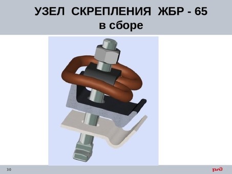 Скрепление ЖБР 65 - надежное соединение для железобетонных конструкций
