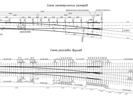 Стрелочный перевод Р65 марки 1/9 (Проект ЛПТП.665121.107) – купить в интернет-магазине