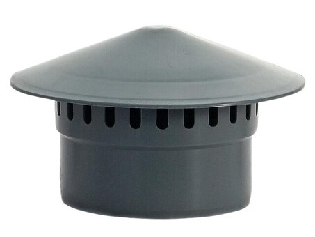 Зонт ПП (полипропилен) для канализации Дн 50 вентиляционный, Ростурпласт